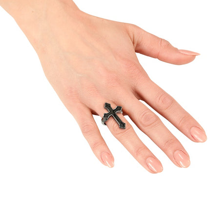 ANILLO CRUZ NEGRO