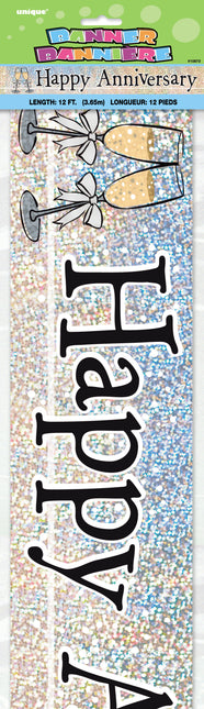 Banderola Prisma Feliz Aniversario, 3,5 m