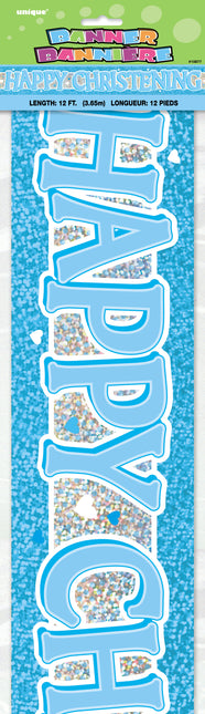 Banderola Prisma Bautizo Azul, 3,5 m