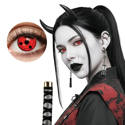 Un par de lentillas de 3 meses «Cursed demon»