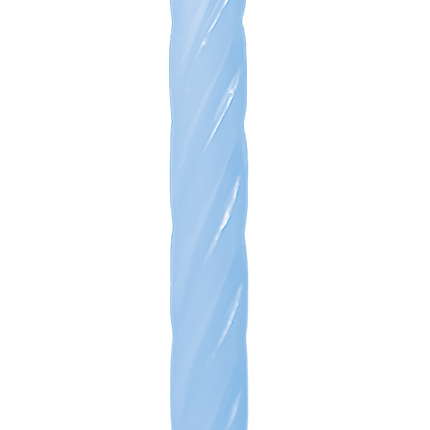 Velas azul claro de 5 cm, 24 unidades