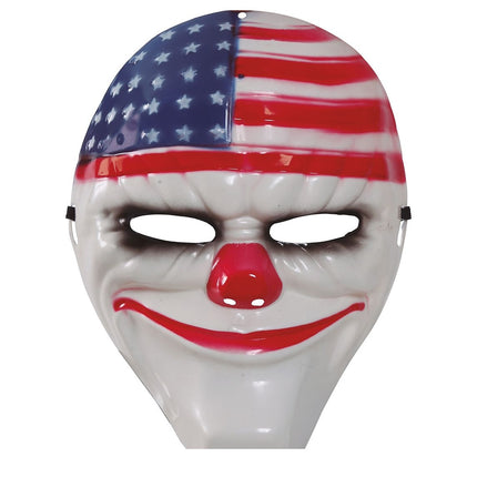 Máscara de Halloween Payaso Americano