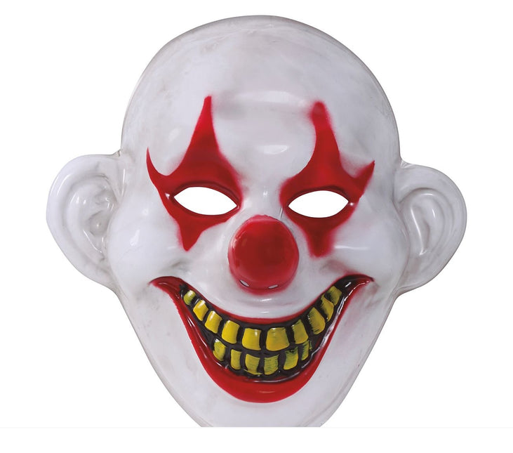 Máscara de Payaso de Halloween Blanca