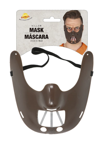 Máscara Boca Halloween Marrón