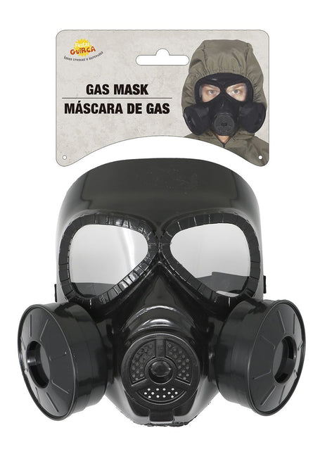Máscara de Gas Halloween Negra