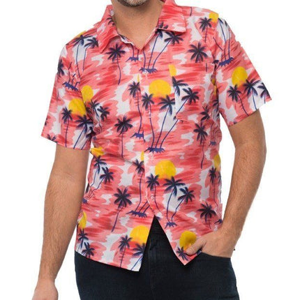 Camisa Hawaiana Roja