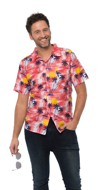 Camisa Hawaiana Roja