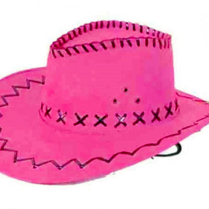 Sombrero de vaquero rosa