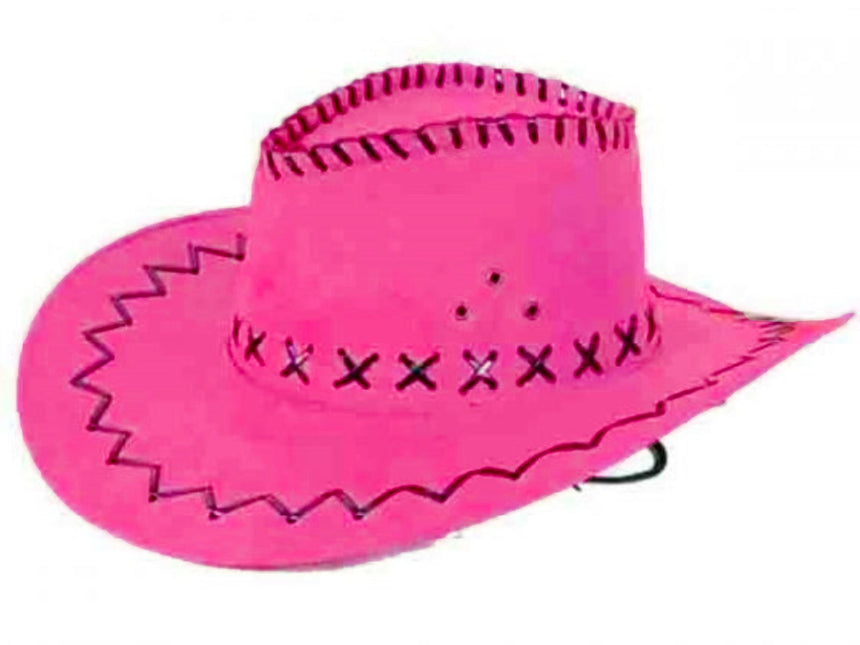Sombrero de vaquero rosa