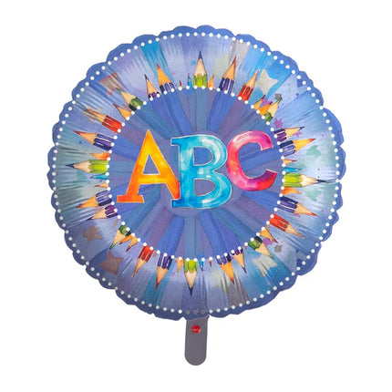 Globo de helio «Back To School» ABC, sin gas, 45 cm