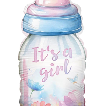 Globo de helio «It's a Girl» sin gas, 78 cm