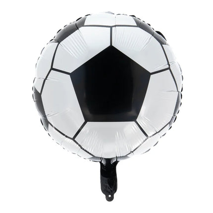 Globo de helio redondo de fútbol, vacío, 45 cm