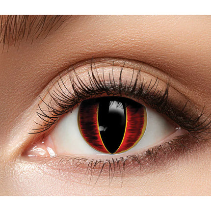 Par de lentes de contacto de 3 meses Dragonfire