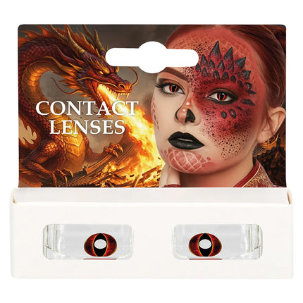 Par de lentes de contacto de 3 meses Dragonfire
