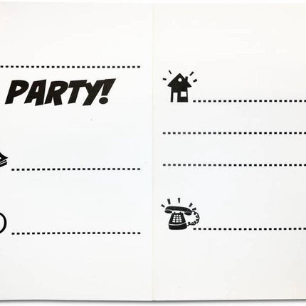 Invitaciones Buscando a Dory 6pcs