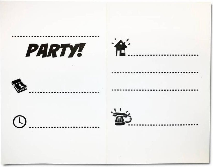 Invitaciones Buscando a Dory 6pcs