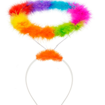 DIADEMA HALO ÁNGEL ARCO IRIS