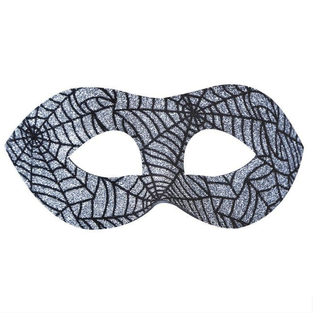 Halloween Máscara de ojos Tela de araña