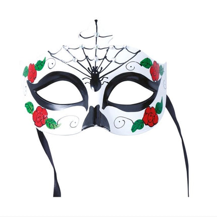 Halloween Máscara de ojos Araña
