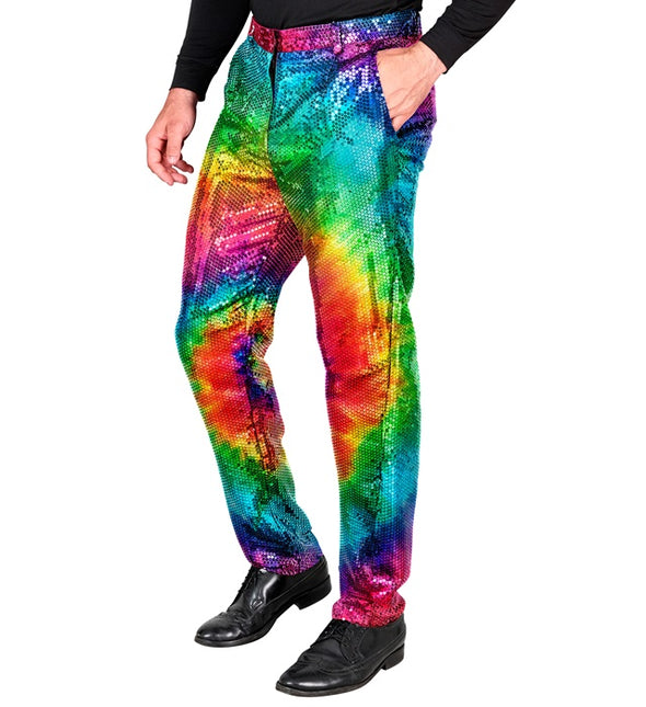 PANTALONES DE LENTEJUELAS TYE DIE