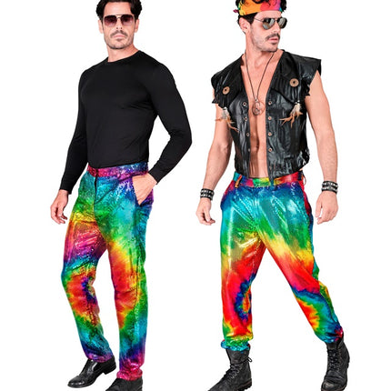 PANTALONES DE LENTEJUELAS TYE DIE