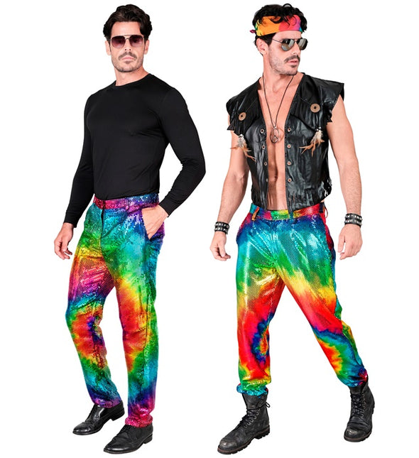 PANTALONES DE LENTEJUELAS TYE DIE