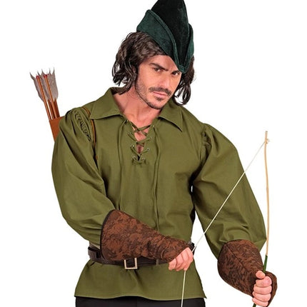 CAMISETA VERDE DE ESTILO HISTÓRICO