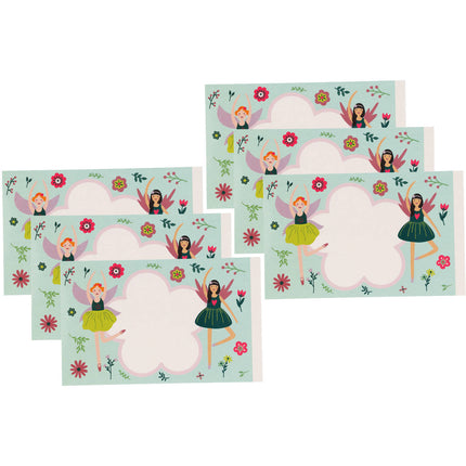Pegatinas Bailarina Burbuja Soplador 6pcs