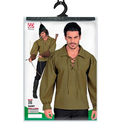 CAMISETA VERDE DE ESTILO HISTÓRICO