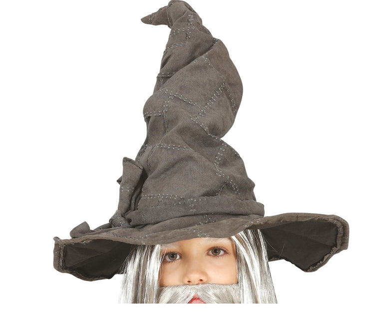 Niño Mago Sombrero Gris