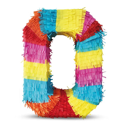 Piñata de 0 años, de colores, 45 cm