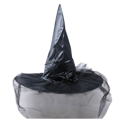 Sombrero de bruja de Halloween Flor