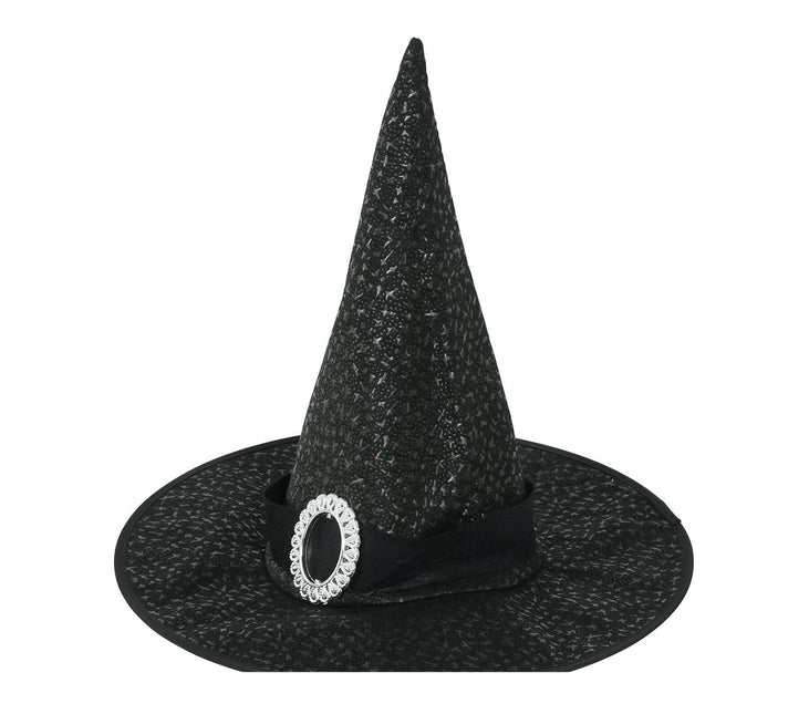 Sombrero de bruja negra de Halloween