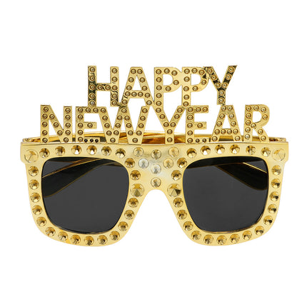 Gafas Feliz Año Nuevo Oro