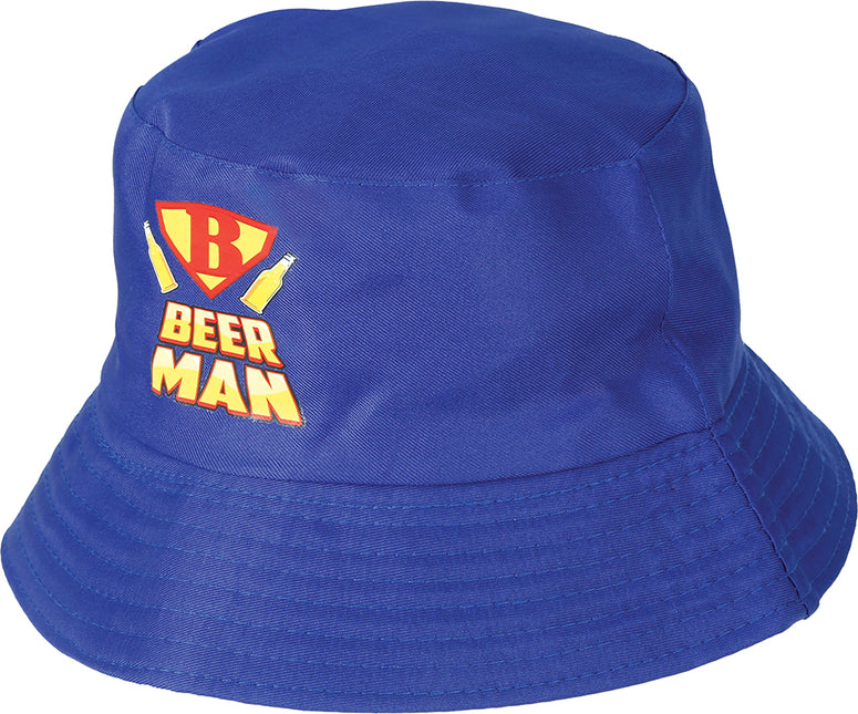 Sombrero de cerveza azul