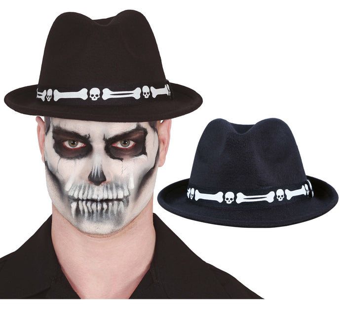Huesos de sombrero negro