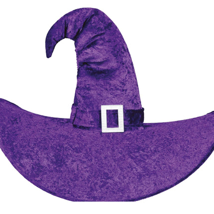 Sombrero Púrpura Bruja Grande