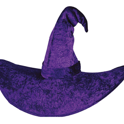 Sombrero Púrpura Bruja Grande