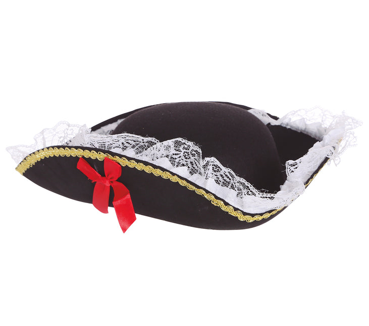Sombrero Pirata Negro Señoras