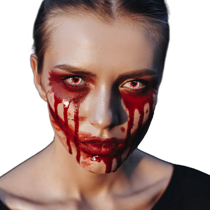 Par de lentillas de 3 meses «Blood splatter»