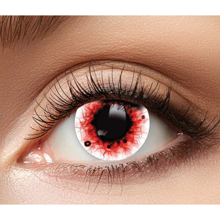 Par de lentillas de 3 meses «Blood splatter»