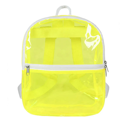 Mochila Clarity amarillo neón (28 x 23 x 10 cm)