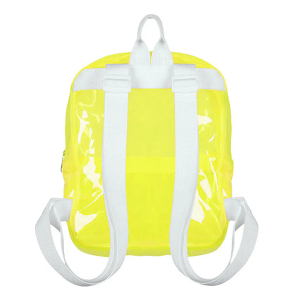 Mochila Clarity amarillo neón (28 x 23 x 10 cm)
