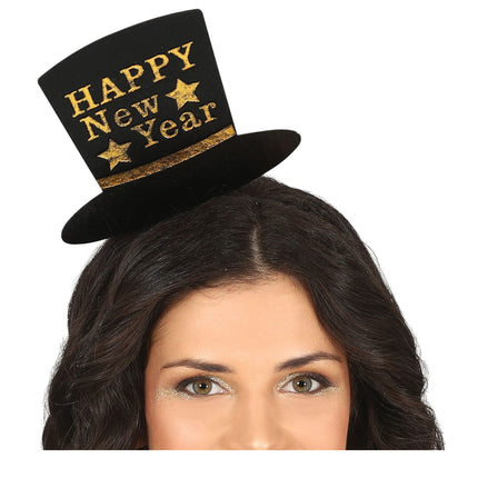 Diadema dorada Feliz Año Nuevo