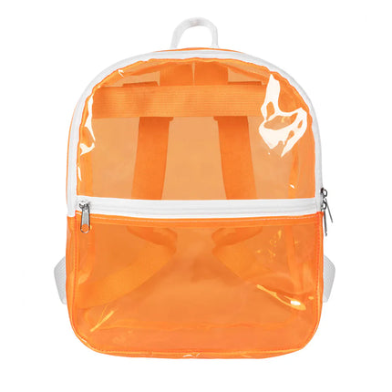 Mochila Clarity naranja neón (28 x 23 x 10 cm)