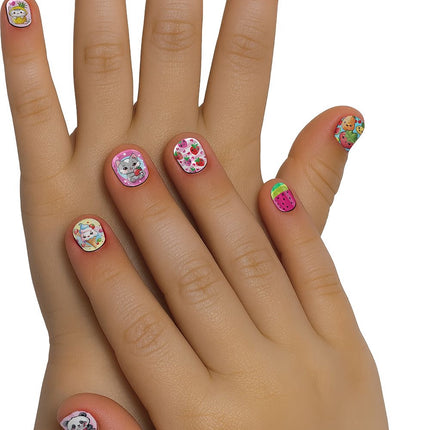 Uñas postizas de colores para niños «Tutti Sweety»