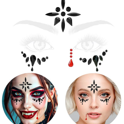 DECORACIÓN CARA VAMPIRO