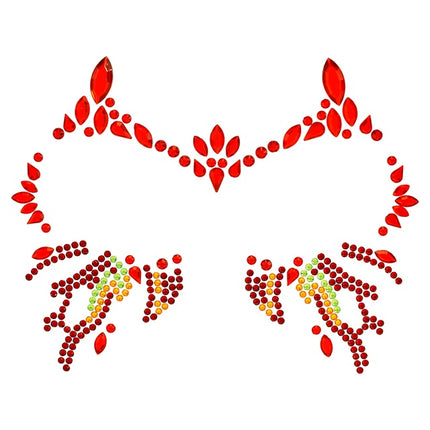 Decoración facial Diablo
