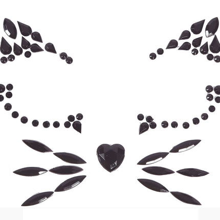 Gato de Halloween Sticky Diamonds