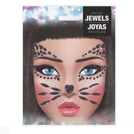 Gato de Halloween Sticky Diamonds